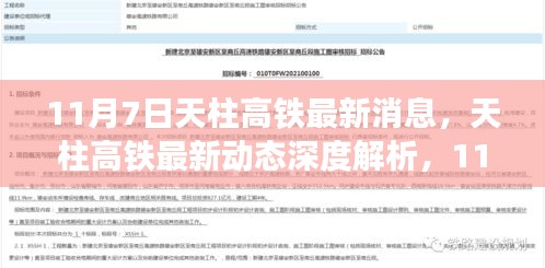 11月7日深度解析，天柱高铁最新动态与消息
