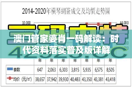 澳门管家婆肖一码解读：时代资料落实普及版详解