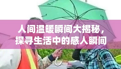 人间温暖瞬间大揭秘，探寻生活中的感人瞬间，满满正能量！